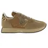 Baskets en nylon métallisé et cuir fendu femme Victoria Cosmos 40