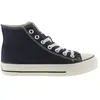 Baskets montantes en toile brillante femme Victoria Tribu Bleu 41 1057101-30