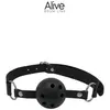 Alive Bâillon Boule Trouée Discretion Noir