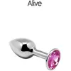 Alive Anal Pleasure Mini Plug Métal Rose Taille M 1ut