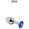 Alive Anal Pleasure Mini Plug Métal Bleu Taille S 1ut