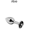Alive Plug Anal Bijou Mini Metal S Noir