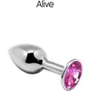Alive Anal Pleasure Mini Plug Métal Rose Taille L 1ut