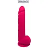 SilexD Gode Ventouse XXL avec testicules Silexd 38 cm ø7 Rose
