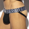 Jockstrap Push Up ZEBRA Noir XXXL