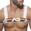 Addicted Harnais AD Rainbow Blanc XL/XXL