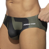 Addicted Slip de Bain AD Logo Kaki S