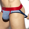 Jockstrap RHOMBUS Marine-Rouge XS