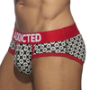 Slip GEOMETRIC Noir-Rouge XXL