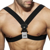 Addicted Harnais Party Metal Noir Argent XL/XXL