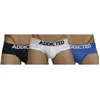 Addicted Lot de 3 Slips My Basic Blanc - Noir - Royal L