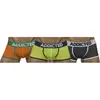 Addicted Lot de 3 Boxers Jaune - Orange - Gris XL