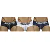 Addicted Lot de 3 Slips Mesh Push Up Blanc - Bleu Marine - Noir XS