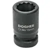 Dogher - CrMo Clé à chocs bi-hexagonale 1/2 32mm 576-32