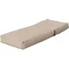 CAMIF Pouf Bain de soleil en Fibres recyclées Sable 160 x 60 cm
