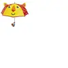 Fisher-Price parapluie lion jaune/rouge 80 cm