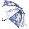 Real Madrid parapluie junior 58 cm transparent/bleu