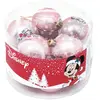 ARDITEX Lot de 10 Boules de Noël - Disney Minnie - Rose - 6 cm