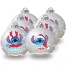 ARDITEX Lilo & Stitch Lot de 6 boules de Noël diamètre 8 cm