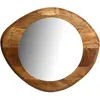 Kodu Miroir en bois de mangue marron 70x2x60 cm