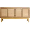 Kodu Buffet en bois de sapin brun clair, 160x40x80 cm