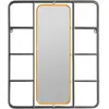 Kodu Miroir en fer gris 63x12x75 cm