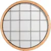 Kodu Miroir en bois de sapin marron 105x10x105 cm