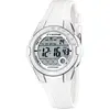 Calypso Montre Mixte Calypso Junior K5571-1 - Bracelet Silicone Blanc
