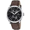Montre - Festina - F16573-4 - Cuir Marron - Cadran Noir - Analogique