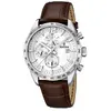 Festina Montre Festina F16760-1 - Montre Marron Argent Cuir Festina Montres