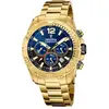 Montre Homme Festina Timeless Chronograph - F20684-2 Bracelet Acier Doré