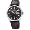 Montre Homme Festina CLASSIQUE F20358-4 - Dateur et Bracelet cuir Noir