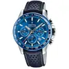 Festina Festina Timeless Montre Homme Chrono Acier Cuir Bleu F20561/3