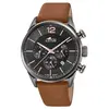 Lotus Montre Homme Chrono Acier Cuir Marron 18687