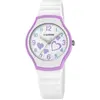 Montre Fille CALYPSO 3 AIGUILLES K5806-1 - Bracelet Résine Blanc