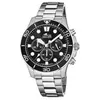 Montre - Lotus - 18756/3 - Acier - Cadran noir - Chronographe - 10 ATM