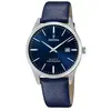 Festina Montre homme Bracelet Cuir Bleu F20512-3