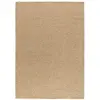Tapis shaggy uni beige 133 x 190 cm 61048
