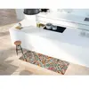 Tapis de cuisine dessins de bohème multicolore 52x100 cm