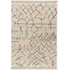MOMA Tapis intérieur rectangulaire shaggy YEBEL 80 x 150 cm