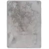 MOMA Tapis intérieur argent rectangulaire shaggy uni ALPACA 200 x 290 cm