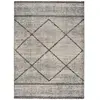 Tapis intérieur ATTICGO gris rectangulaire éthnique 80x150 cm KASBAH
