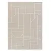 Atticgo Tapis intérieur crème rectangulaire abstrait HL-ETHNIC 160 x 230 cm