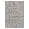 Atticgo Tapis abstrait intérieur argent, 160 x 230 cm HL-AFRICA