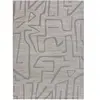 Atticgo Tapis intérieur argent rectangulaire abstrait HL-AFRICA 200 x 300 cm
