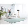 MOMA Tapis intérieur ATTICGO bleu rectangulaire uni 60x120 cm LOFT