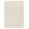 Atticgo Tapis à relief géométrique crème 120x170 cm
