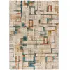 Atticgo Tapis design abstrait multicolore, 160x230 cm