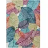 Atticgo Tapis multicolore à motifs tropicaux, 80x150 cm