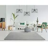 Tapis intérieur ATTICGO argent rectangulaire shaggy uni 120x180 cm FOX
